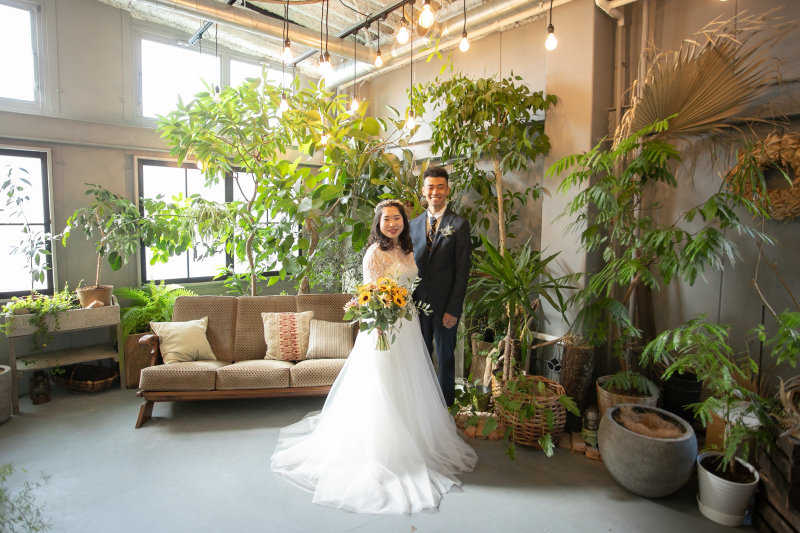 緑が似合うお二人