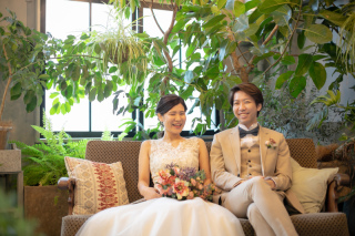 二人の笑顔はとびきりに優しい