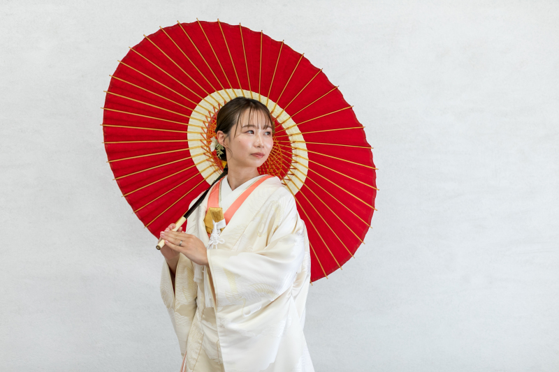 ご新婦様のソロショット。