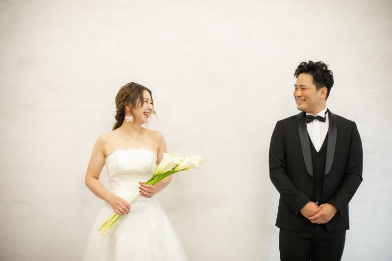 目が合えば笑顔になるふたり