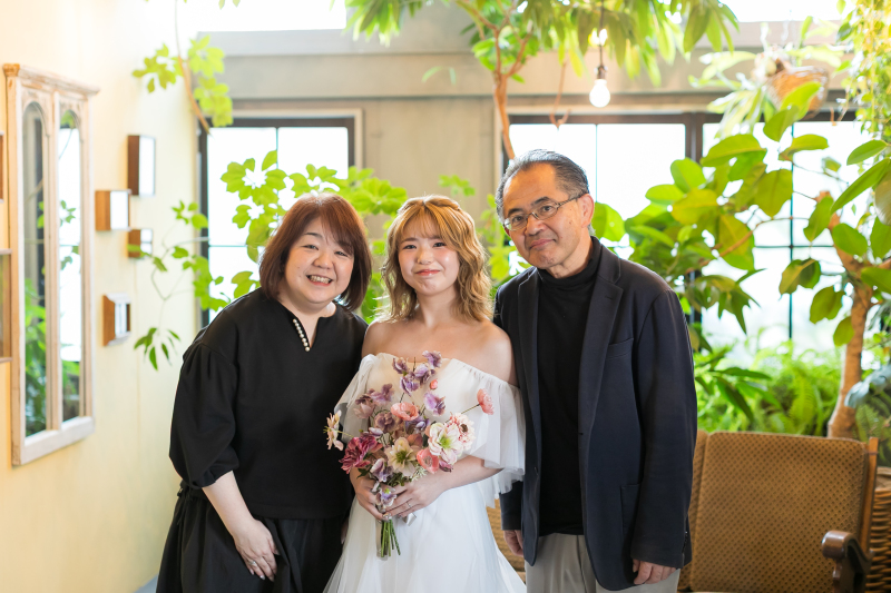 ご両親様と一緒に