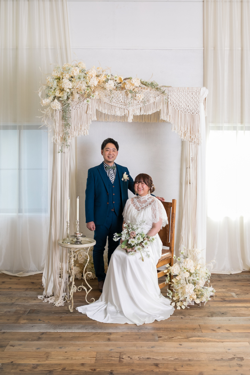 お二人での撮影スタート