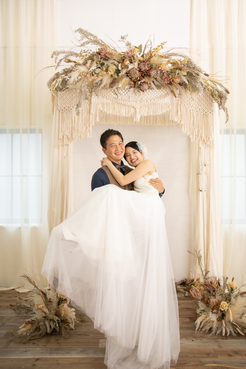 最後は決めのお姫様ダッコ