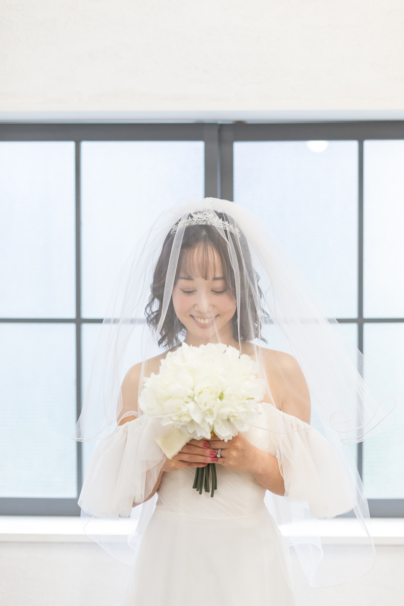 ティアラとベールで