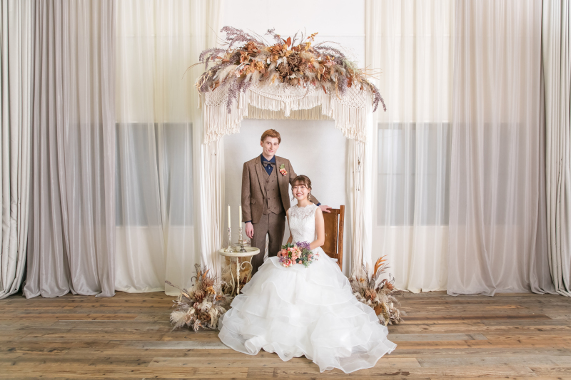 ドレスに着替えて