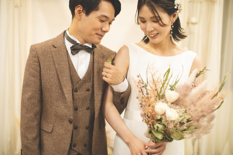 新婦さんは、ご衣装チェンジも