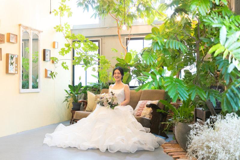 ご新郎様を待つ間。