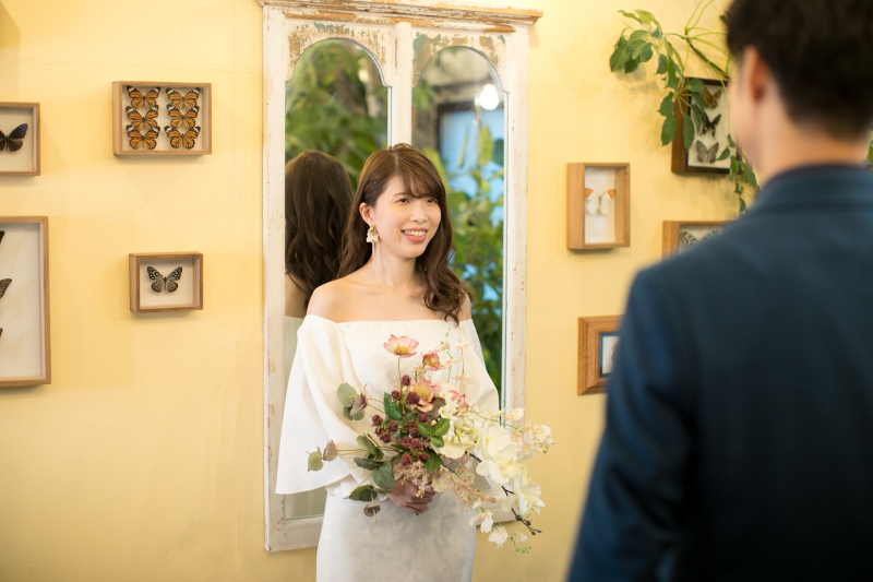 ご新郎様を見上げて♡