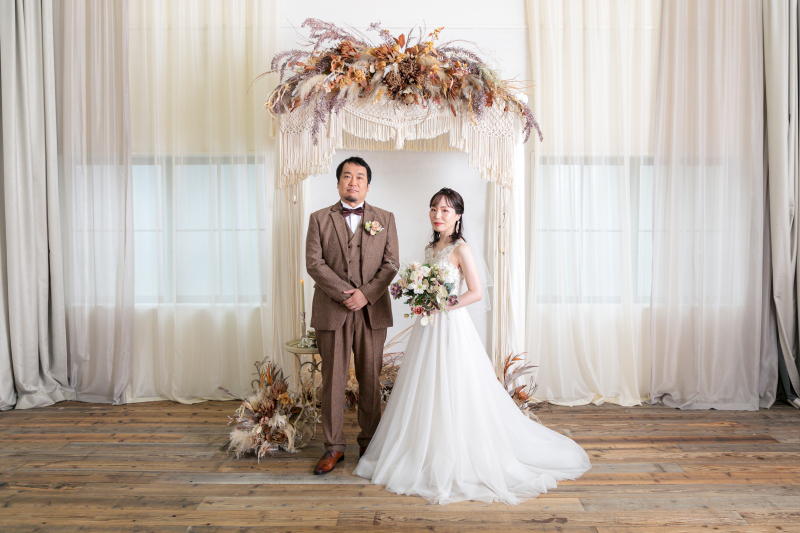 ドレスに着替えて