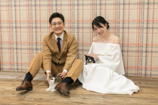 愛猫たちと共に