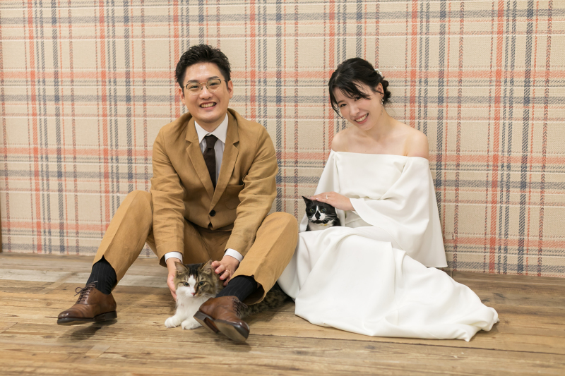 愛猫たちと共に