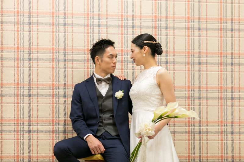 二人で見つめ合い