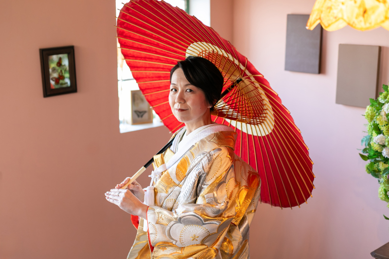 ご新婦様のソロショット。