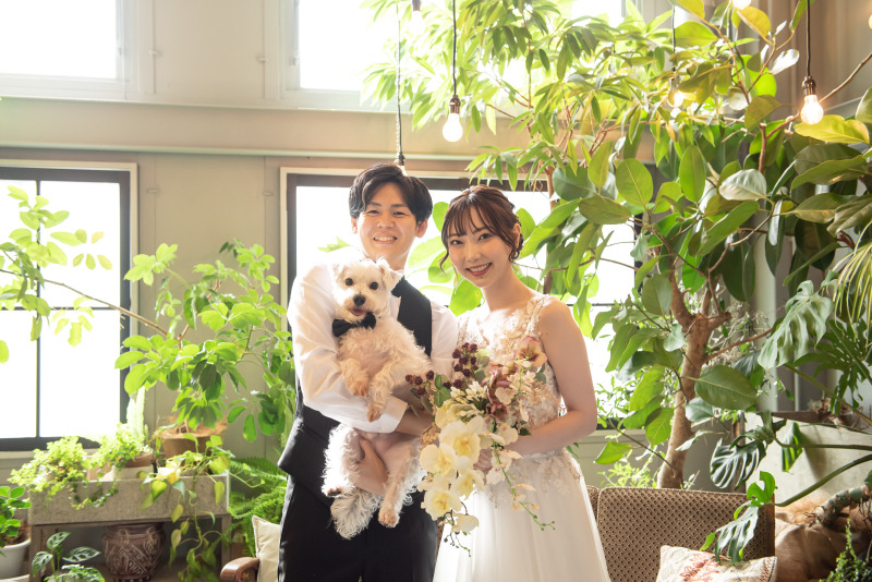 ペットとグリーンもベストマッチ