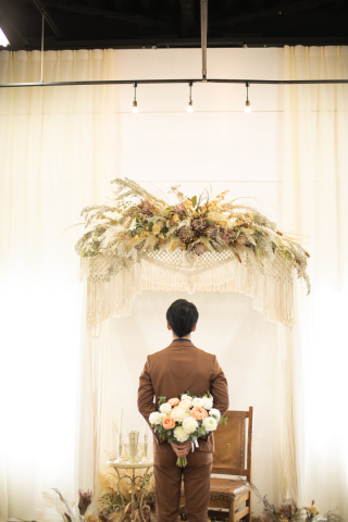 サプライズ花束