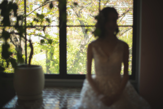 ドライフラワー髪飾り