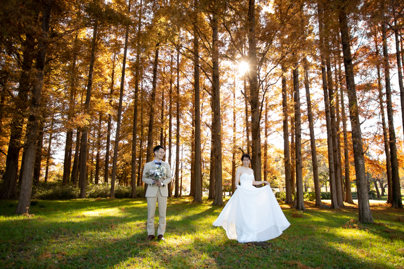 【水元公園ロケーションプラン＋12Pアルバム】キャンペーン中3万円オフ！ナチュラルな雰囲気がお好きな方へ【衣装ランクアップなし】