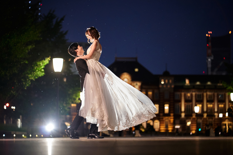 【東京駅ロケーションプラン】キャンペーン中3万円OFF！人気の東京駅で、プレミアムなロケーションフォト！【衣装ランクアップなし】