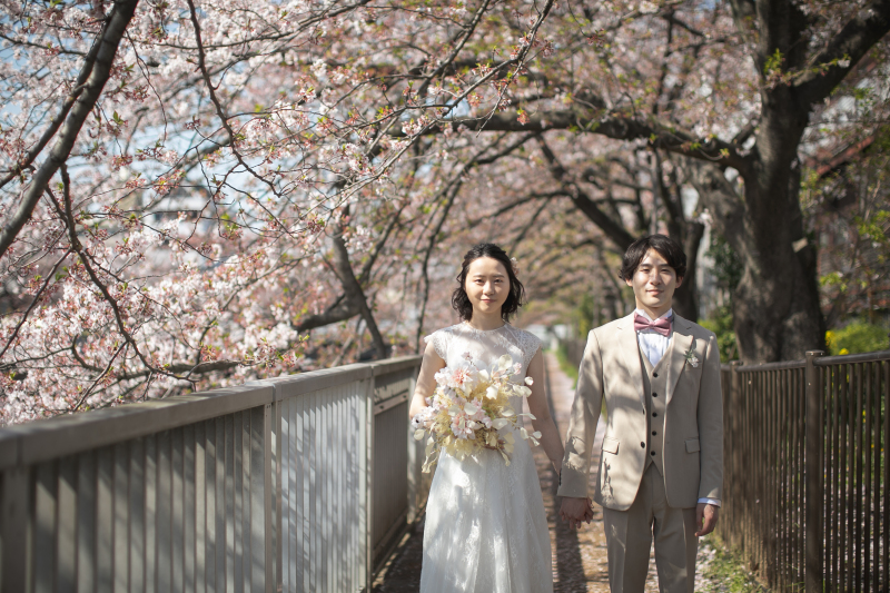 【桜ロケーションプラン】特典付き￥192,800&rarr;￥162,800。100カットデータ付きプラン【衣装選び放題】