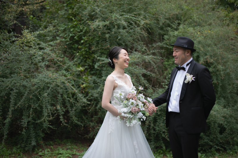 【スタジオ+ロケーションプラン】スタジオ撮影と、自然豊かな木場公園でお散歩ロケーションフォト【衣装ランクアップなし】