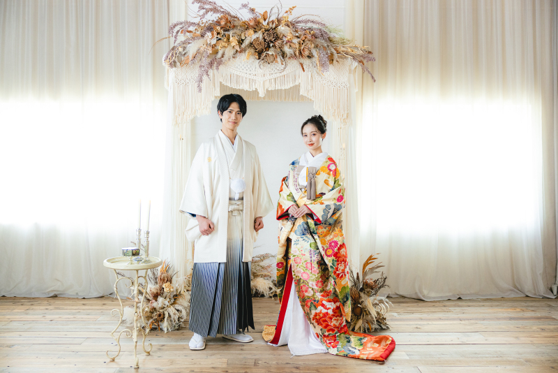 洋装＋和装スタジオフォト◎キャンペーン中2万円オフ￥226,800→￥206,800【衣装2着選び放題】【衣装ランクアップなし】