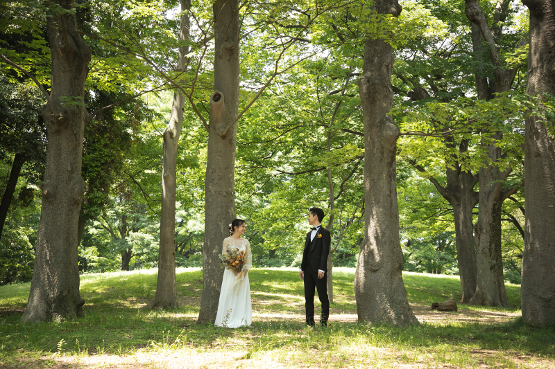  【代々木公園ロケーションプラン】キャンペーン中3万円OFF！都内でメジャーな自然溢れる公園ロケーション【衣装ランクアップなし】