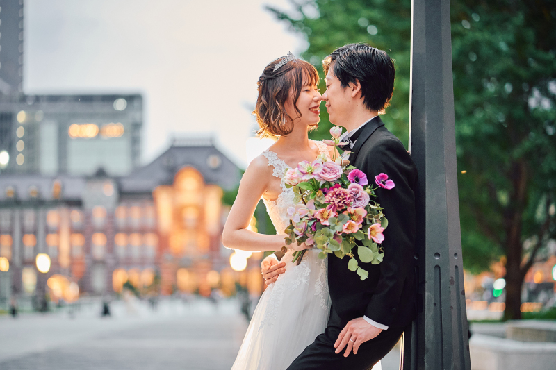 【東京駅ロケーションプラン＋12Pアルバム】キャンペーン中3万円OFF！東京駅でプレミアムなロケーション【衣装ランクアップなし】