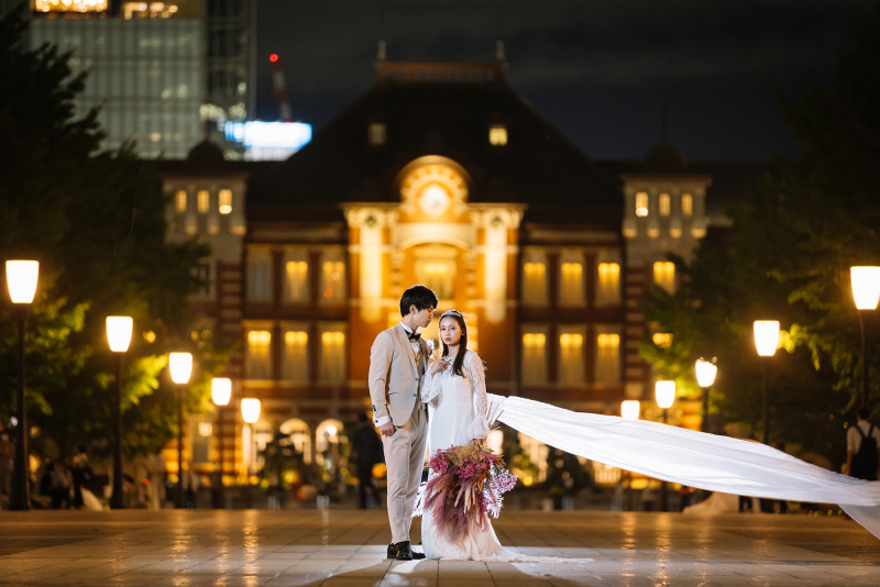 【東京駅ロケーションプラン】キャンペーン中3万円OFF！人気の東京駅で、プレミアムなロケーションフォト！【衣装ランクアップなし】