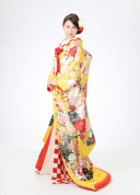 オリジナル色打掛(黄)