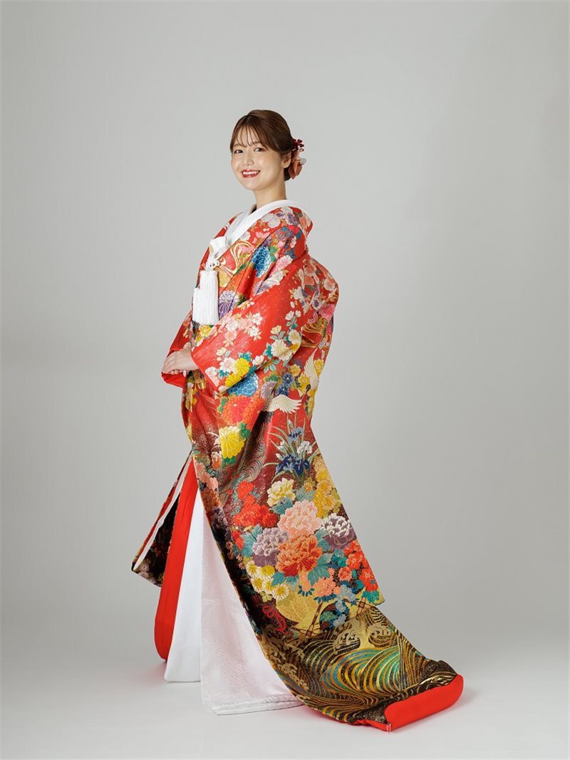 彩暈の波(赤)