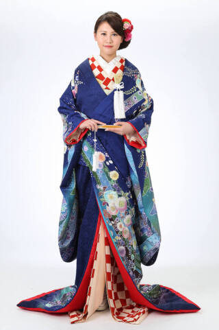 ﾌﾟﾗﾝ衣裳(青)