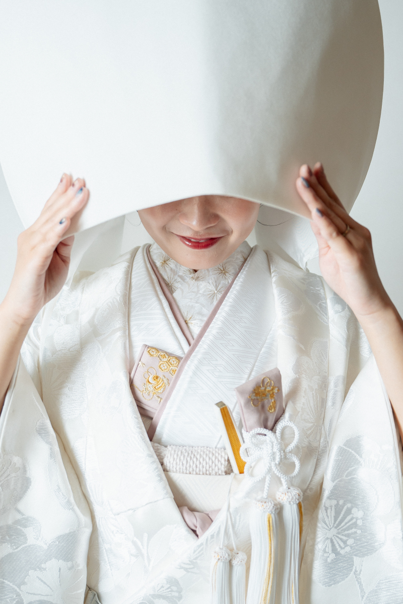 お衣裳の組み合わせは柔らかい色味でまとめて