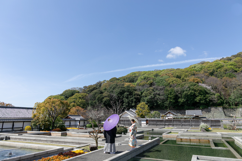 最初は和装ロケ