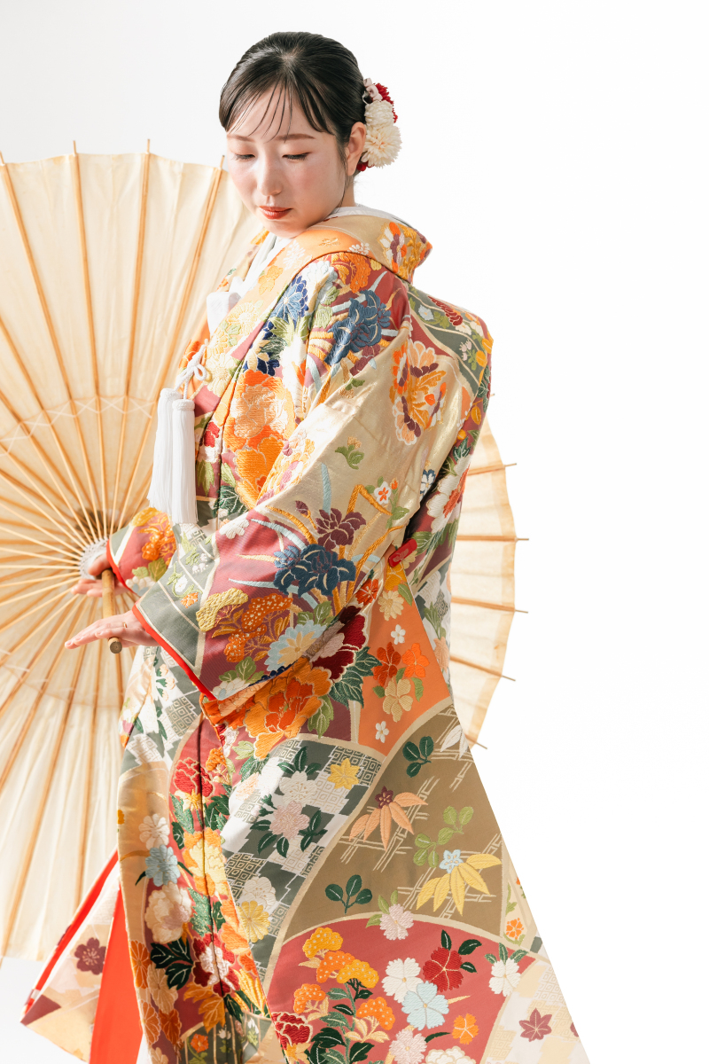 番傘とともにソロショット