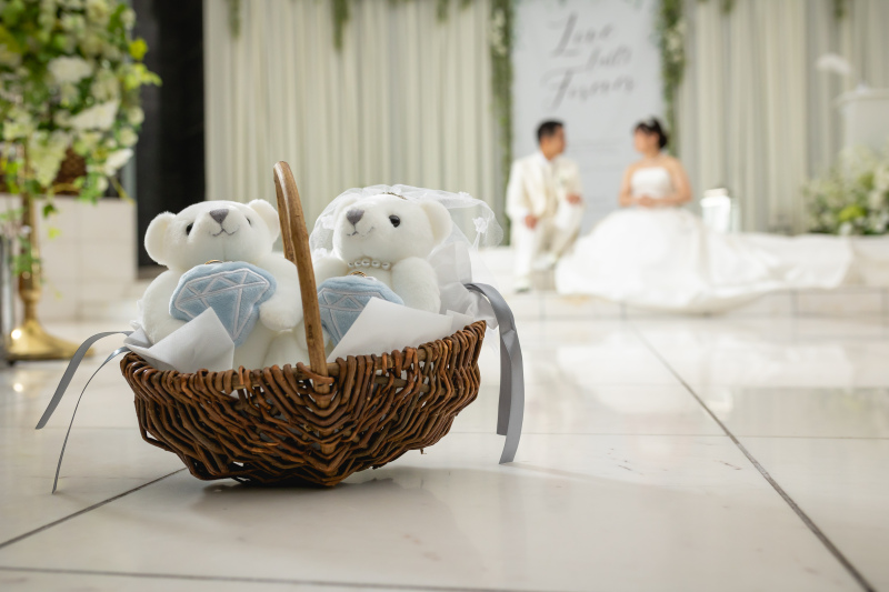 リングピローも一緒に