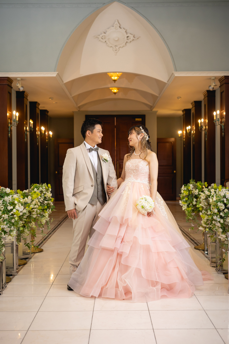 会場内での二人ショット