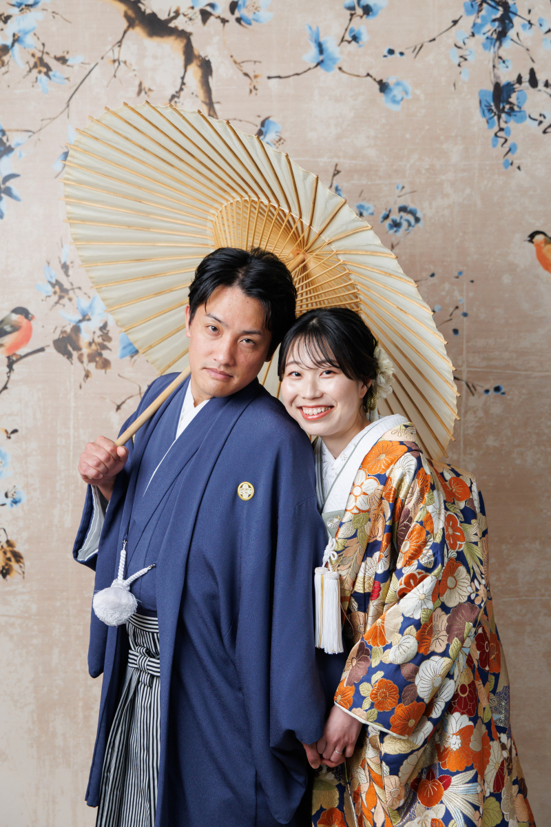 ぴったり寄り添うお二人♡