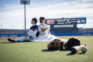 坊っちゃんスタジアムでのフォトウエディング