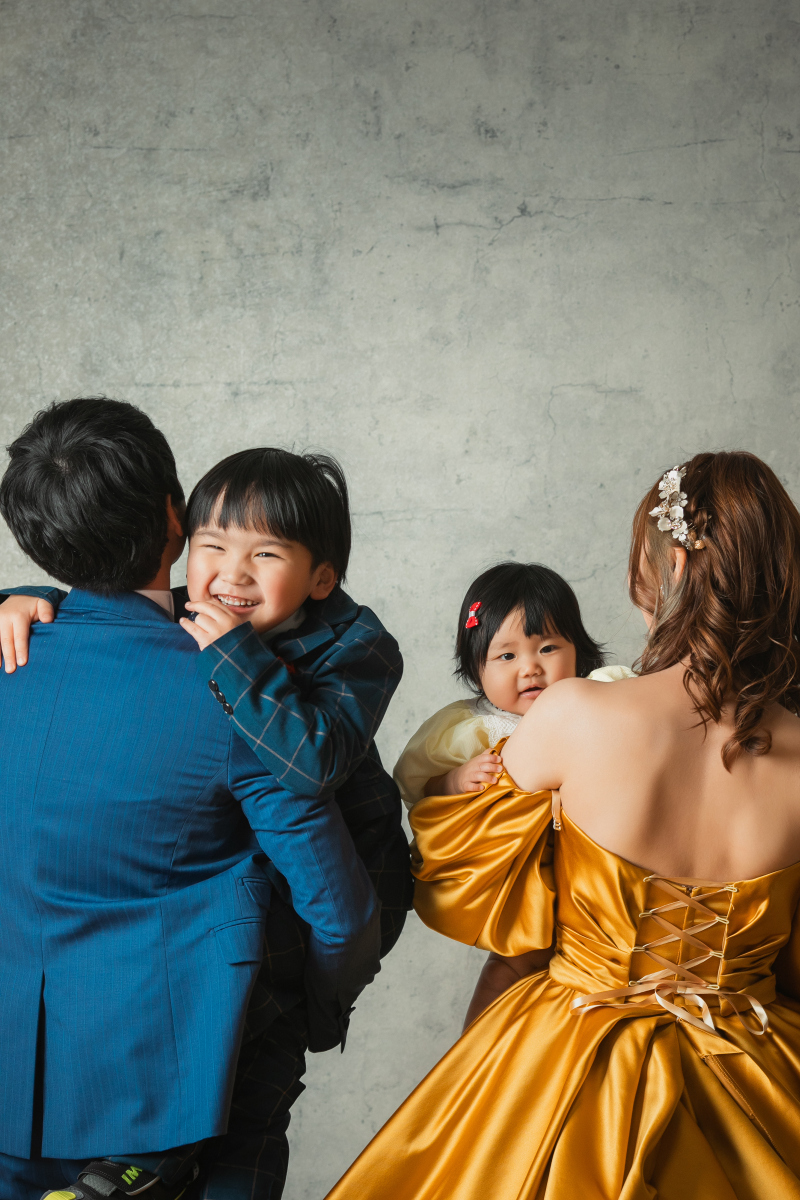 抱っこされたお子様がかわいい!