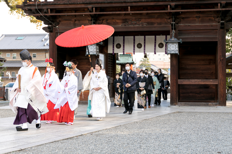 椿神社でご結婚式と道後海舟でのご会食