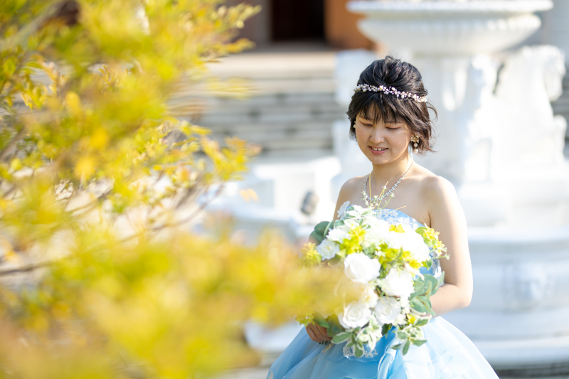 カラー＆ウエディングドレスでのフォトレポート