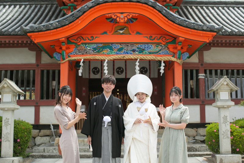伊佐爾波神社でのフォト&挙式
