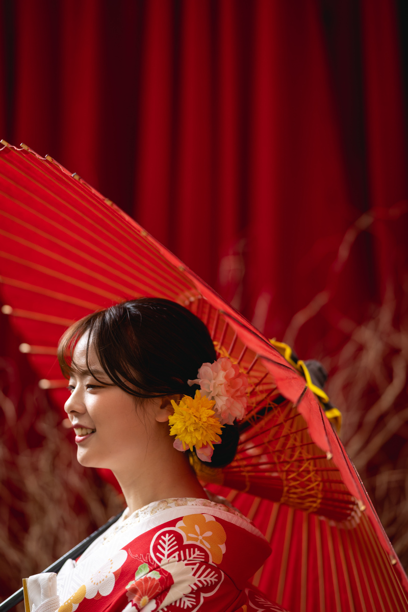 和装姿での撮影も!