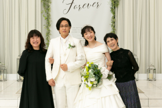 チャペル＆スタジオフォト（ご家族様も一緒に！）