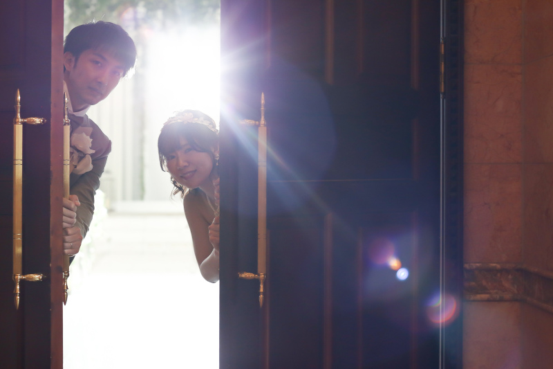 自然光溢れるチャペルでのご撮影♪