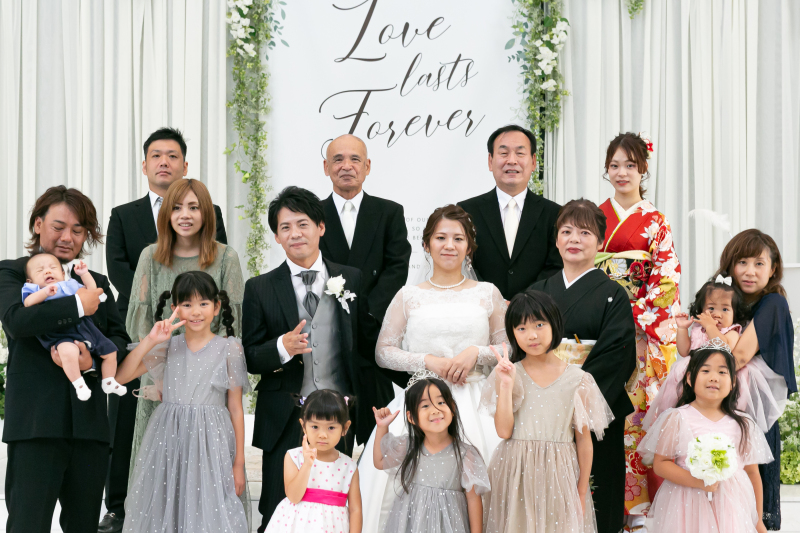 ご家族様と素敵なフォトウエディング♪