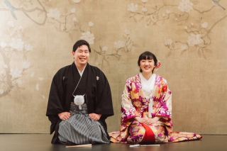 和装スタジオ撮影＋チャペルフォト