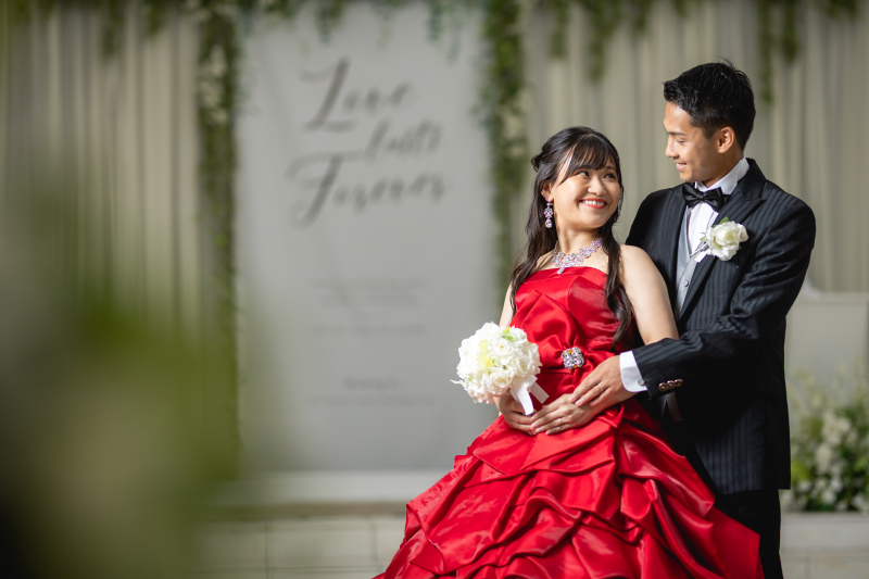 お二人ともお色直し！