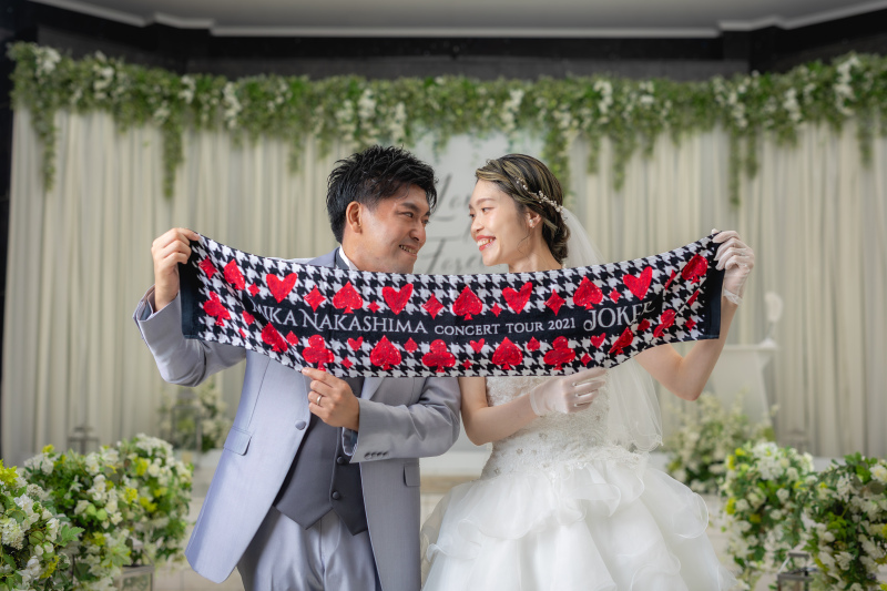 オリジナルアイテムでおふたりらしく