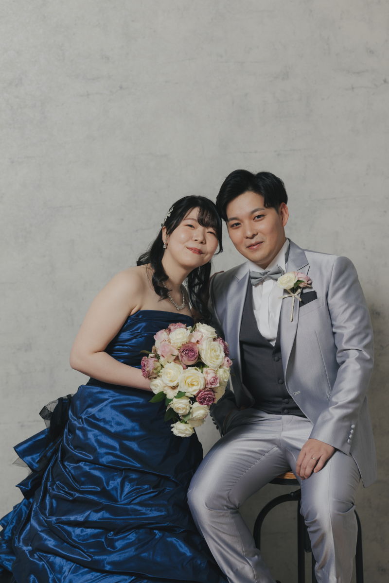 おふたりの衣裳のイメージを合わせて